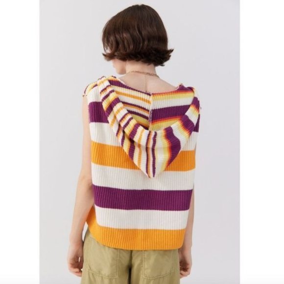 Urban Outfitters BDG Reid Hooded Sweater Vest - Picture 3 of 8